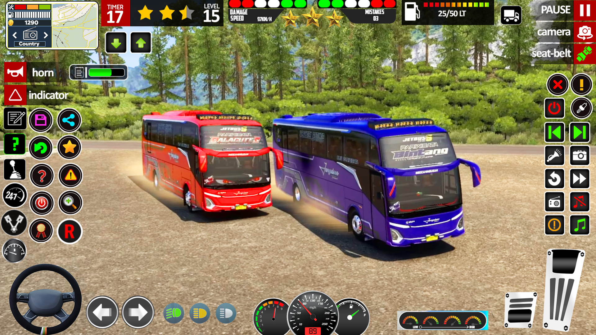 اسکرین شات 3 بازی City Bus Game 3D Offroad Bus