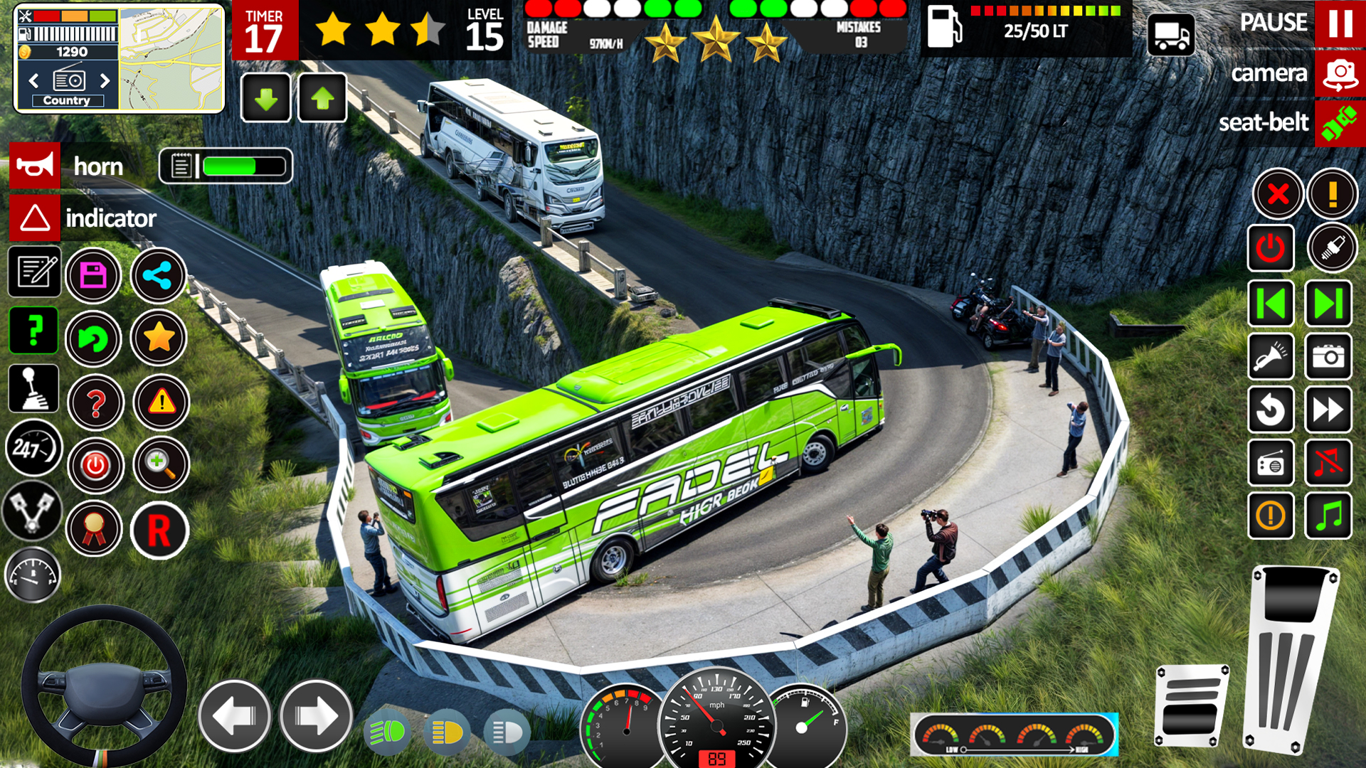 اسکرین شات 4 بازی City Bus Game 3D Offroad Bus