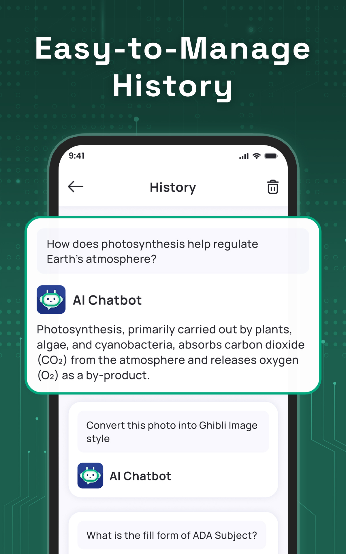 اسکرین شات 4 برنامه Ask All : AI Chat Anything