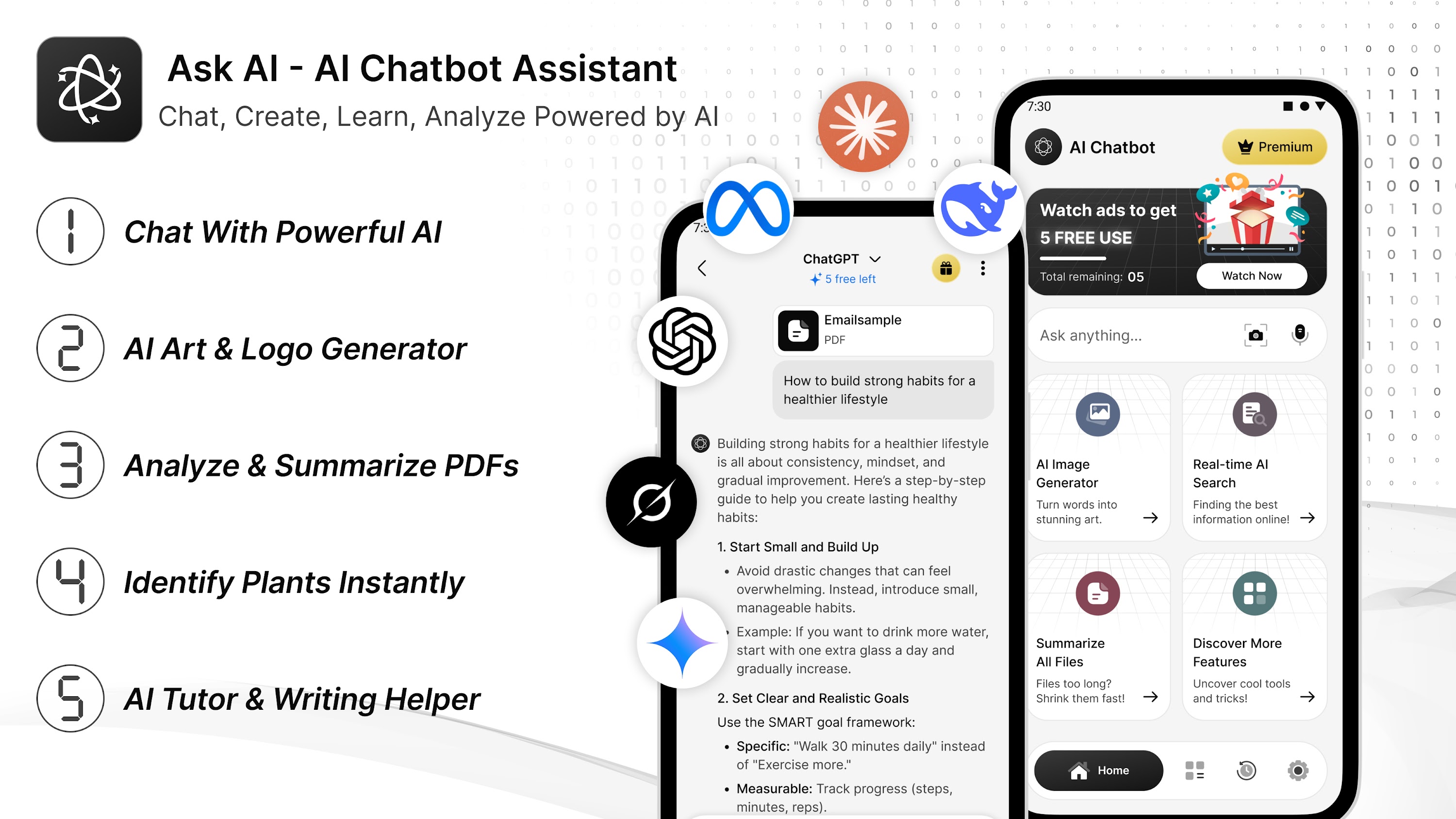 اسکرین شات 1 برنامه Chatbot AI GPT Smart Assistant