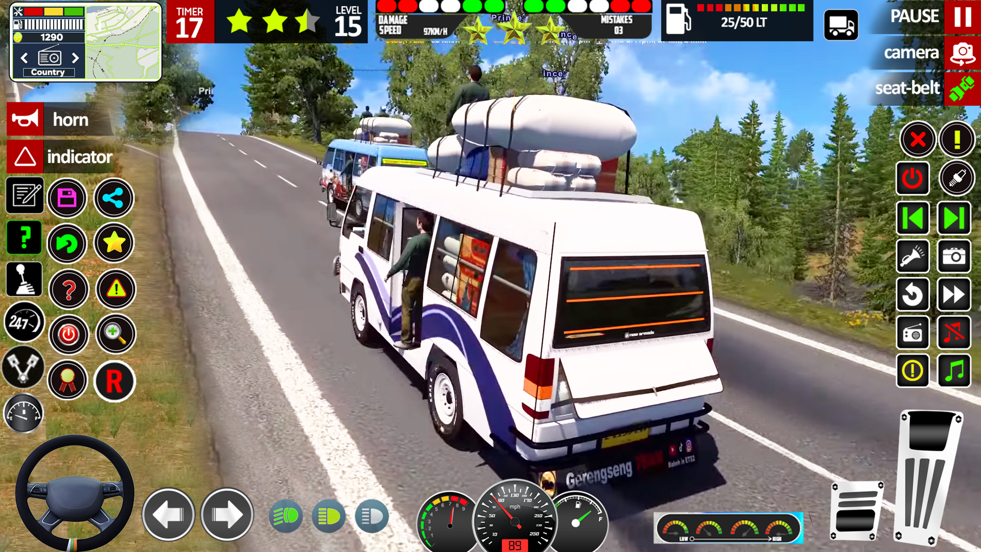 اسکرین شات 5 بازی Coach Bus Driving Games 3D