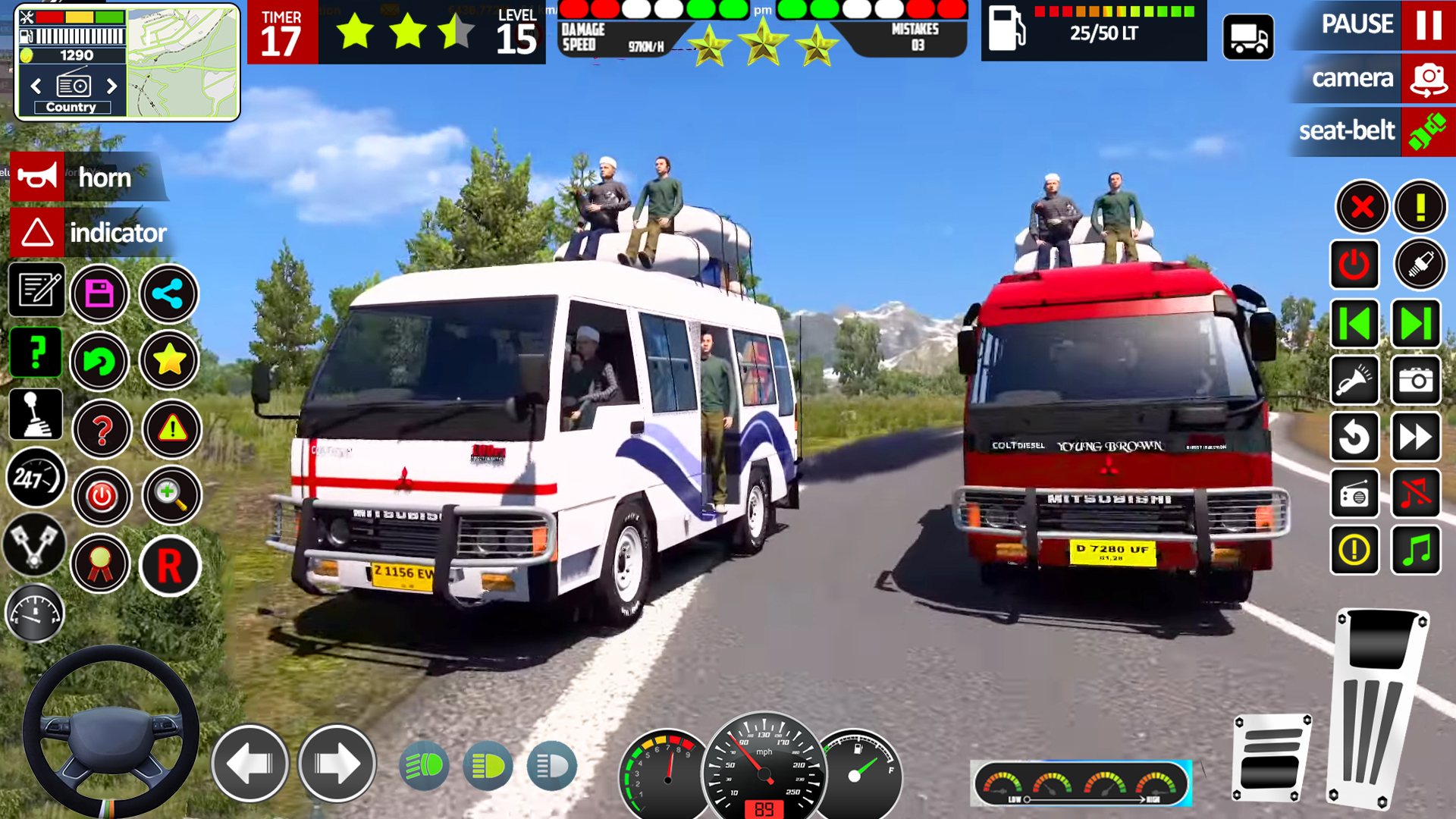 اسکرین شات 3 بازی Coach Bus Driving Games 3D