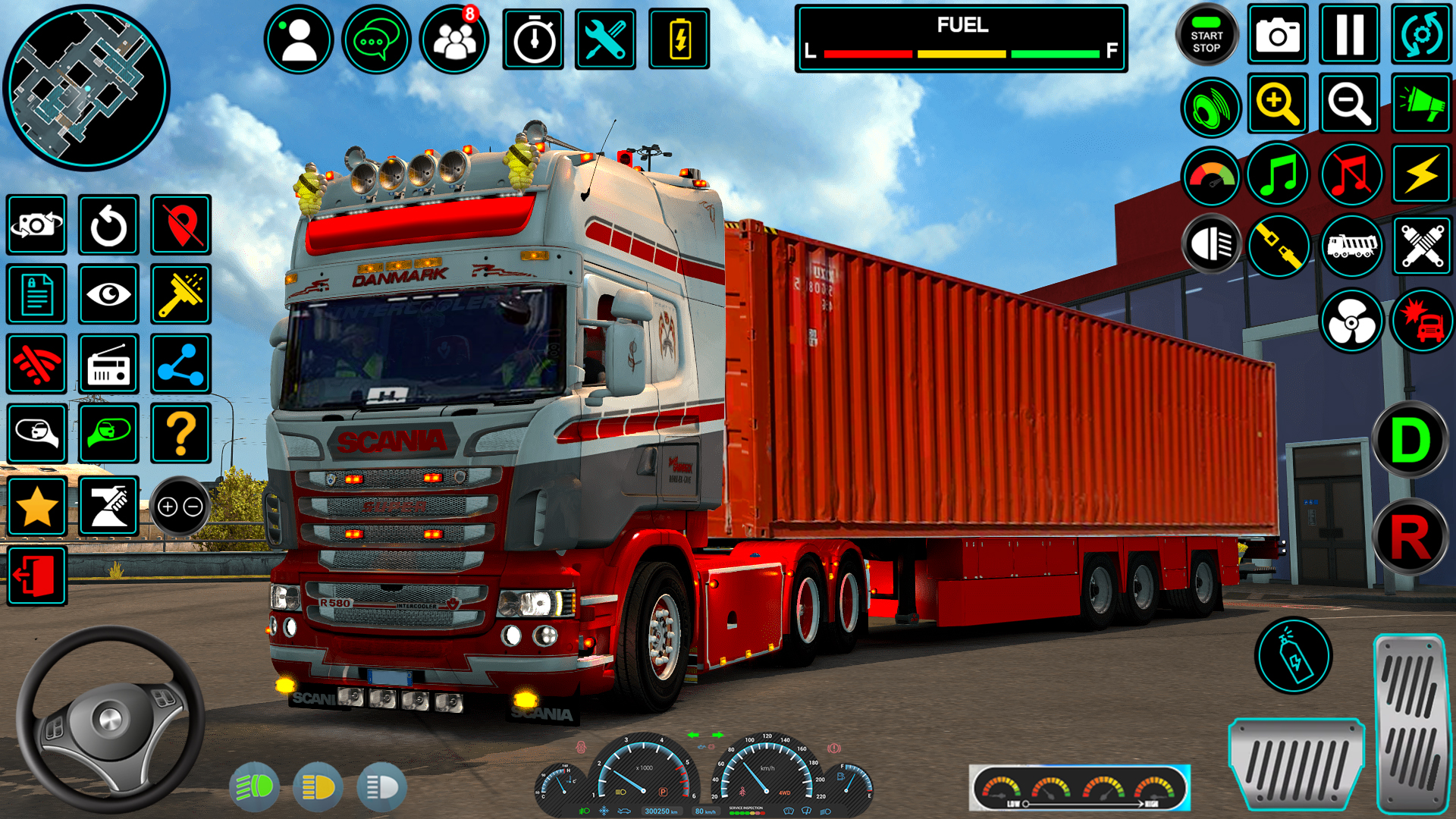اسکرین شات 4 بازی City Truck Driving Game 3D