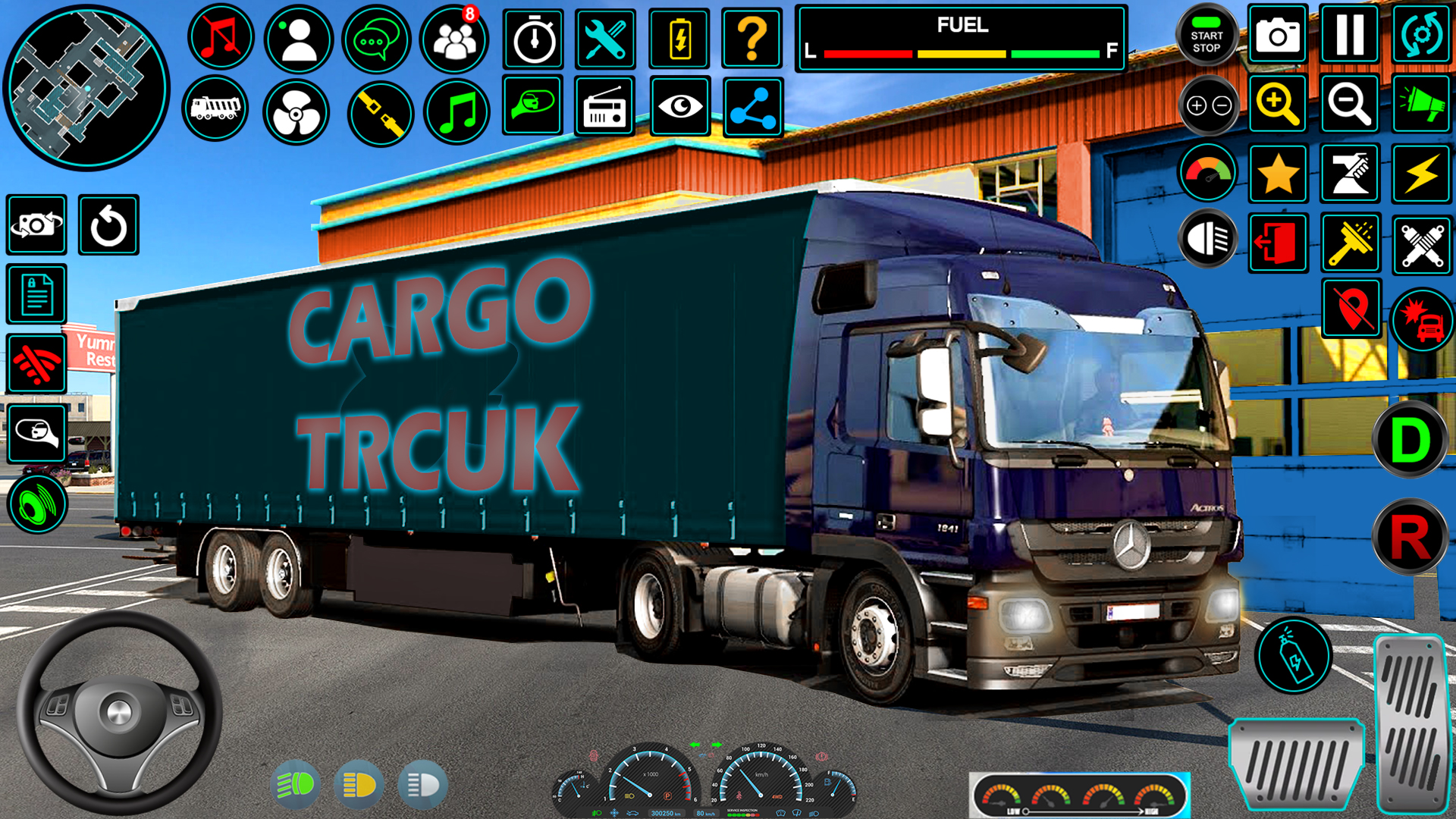 اسکرین شات 3 بازی City Truck Driving Game 3D