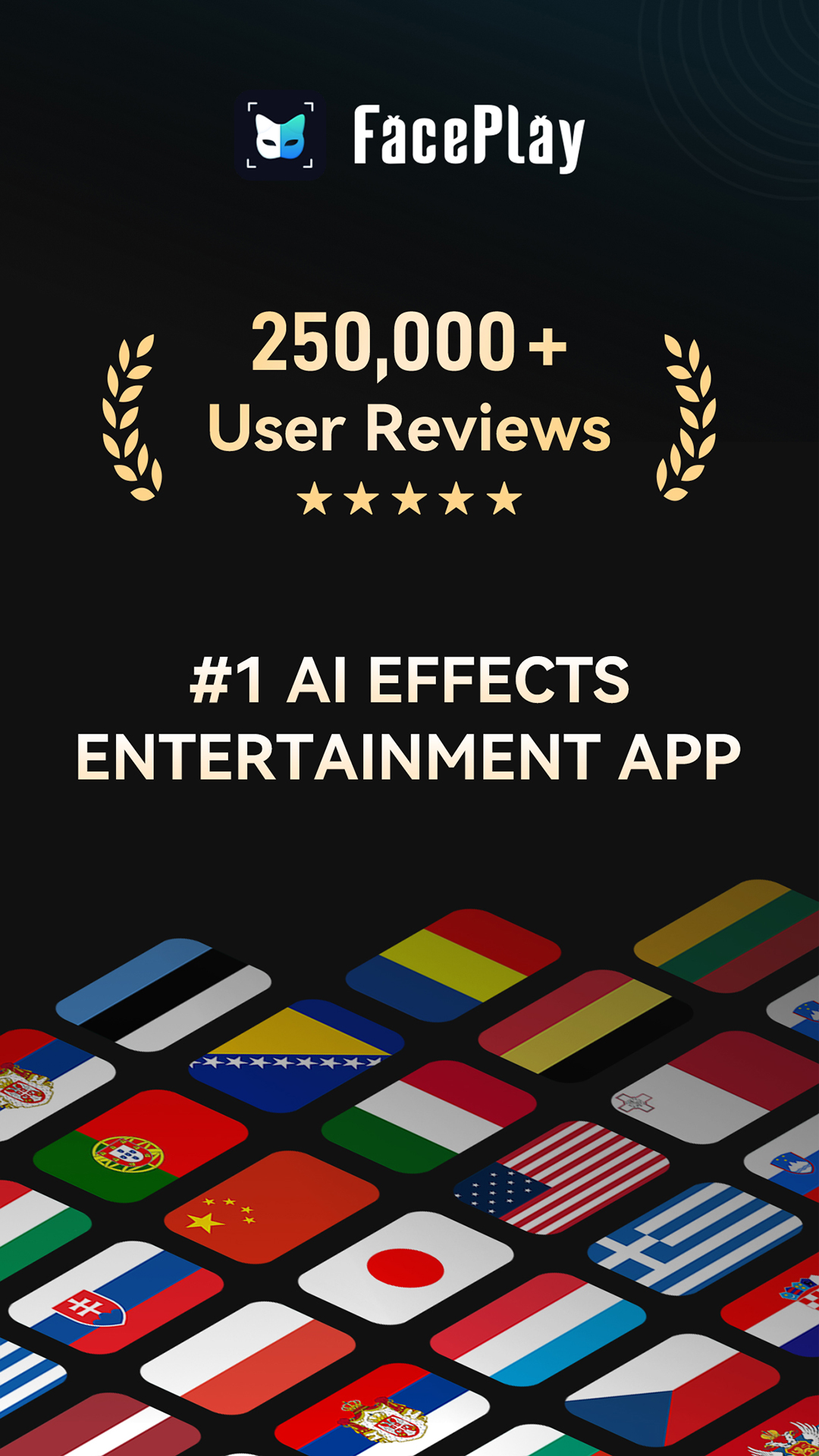 اسکرین شات 1 برنامه FacePlay -AI Filter&Face Swap