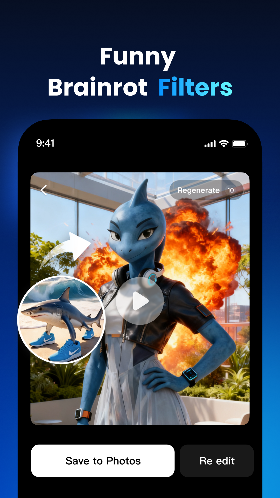 اسکرین شات 6 برنامه Faceplay: Nano Banana