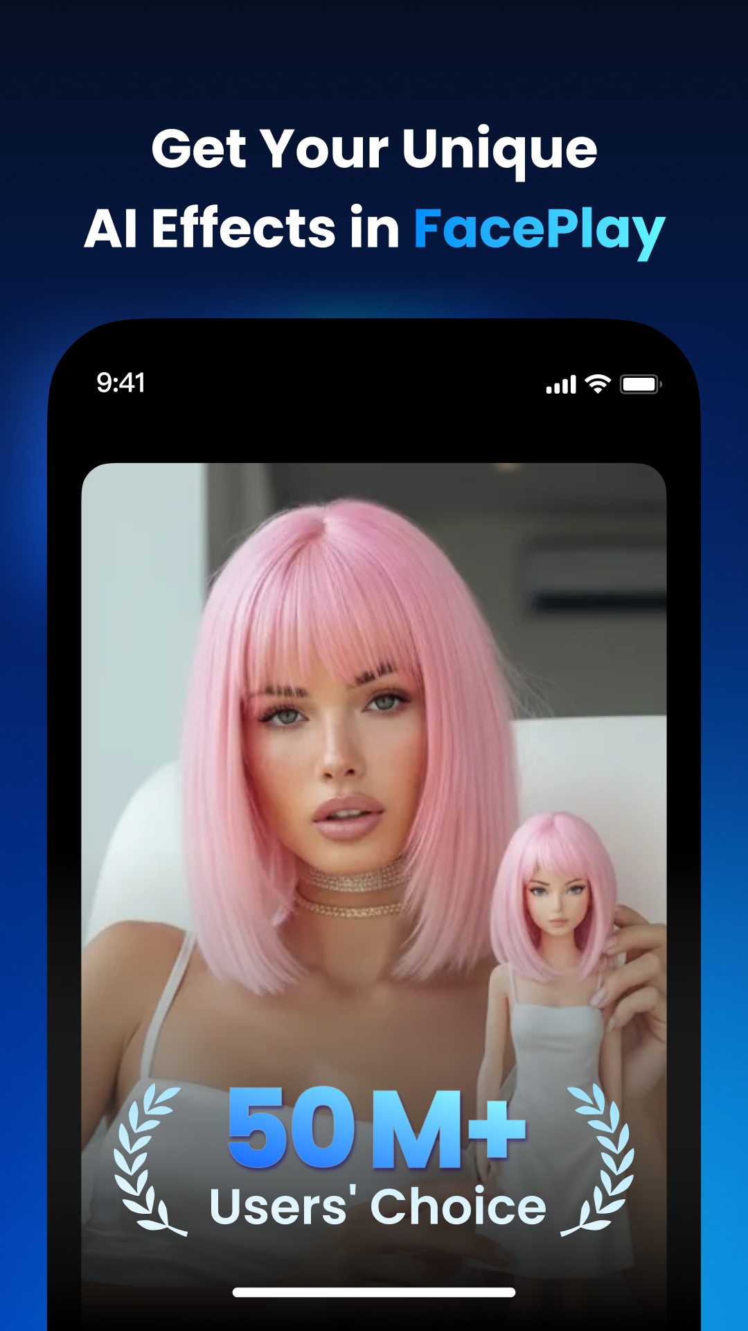 اسکرین شات 1 برنامه Faceplay: Nano Banana