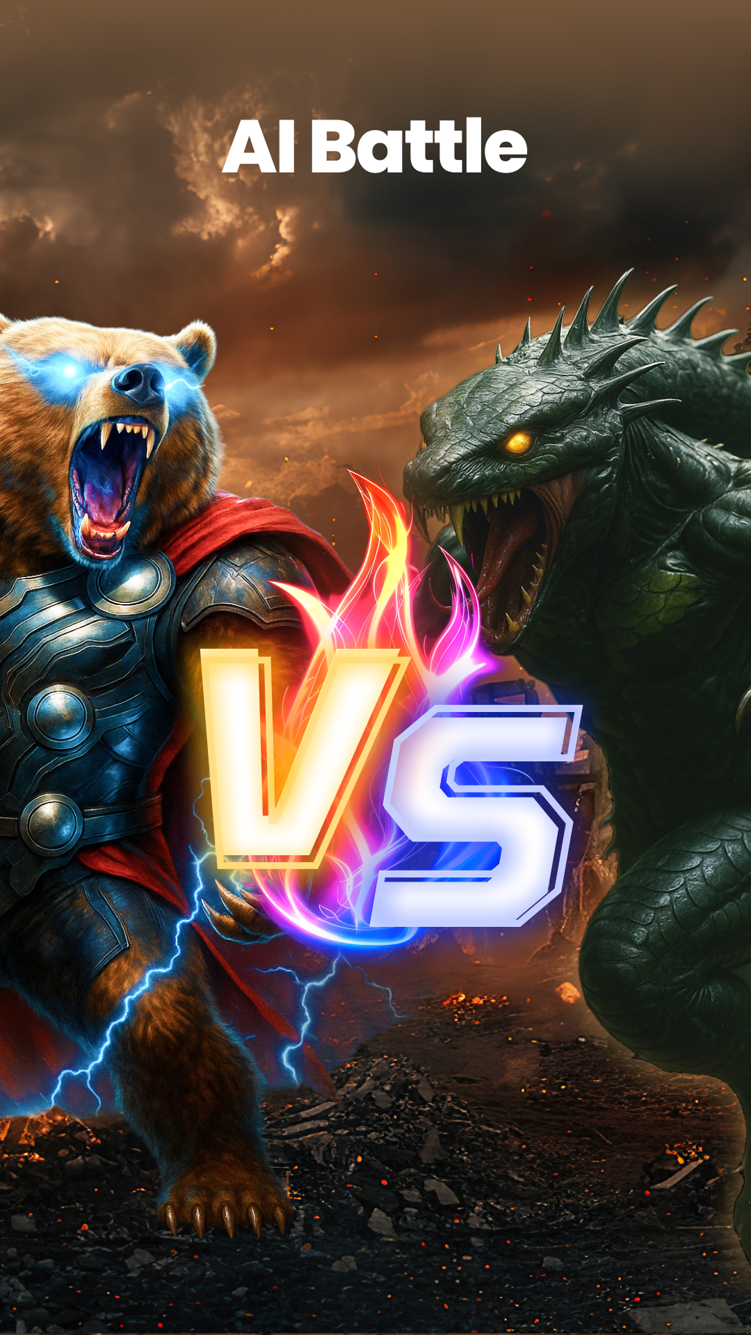 اسکرین شات 4 برنامه AI Fusion: AI Mix Battle