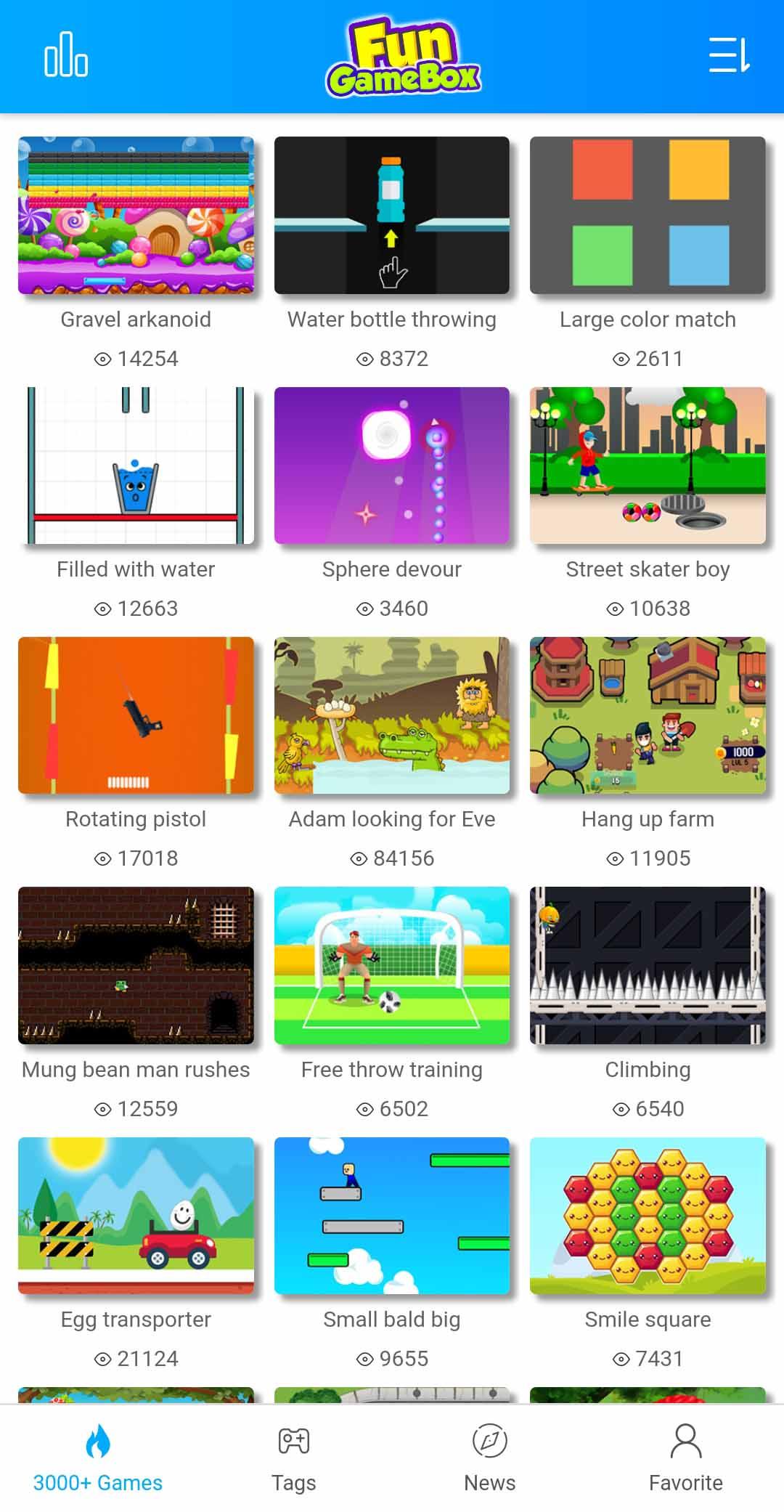 اسکرین شات 1 بازی Fun GameBox 3000+ games in App