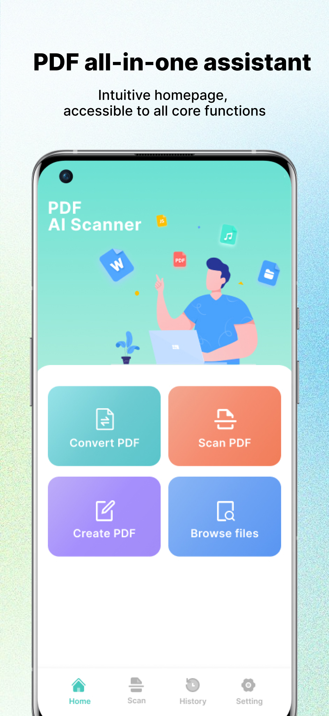 اسکرین شات 1 برنامه AI PDF Scanner