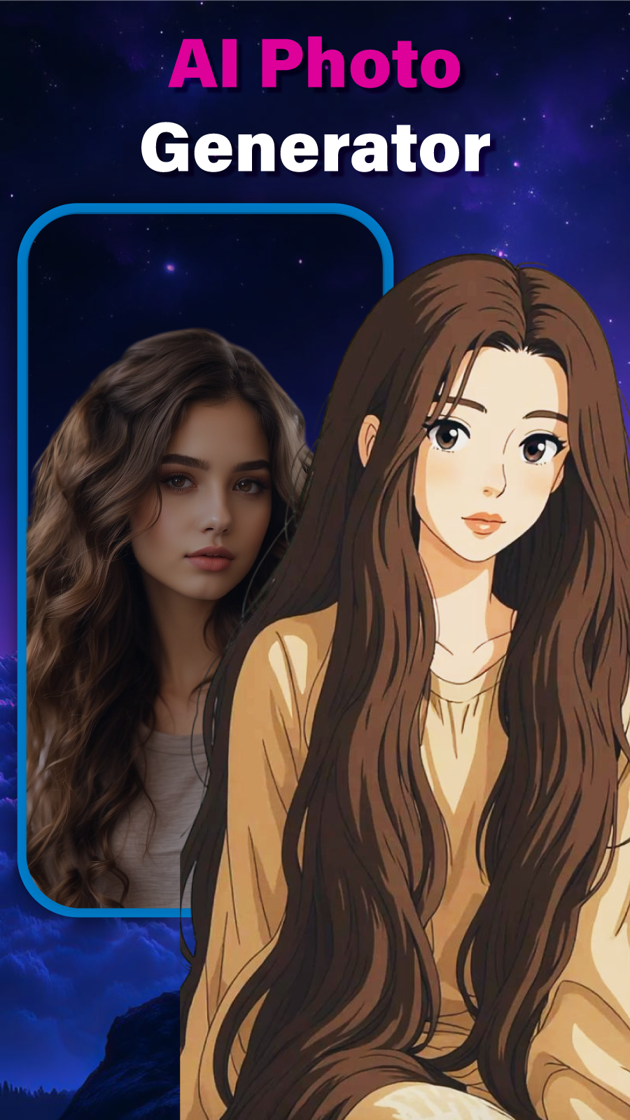 اسکرین شات 1 برنامه MyPhoto: AI Photo Generator