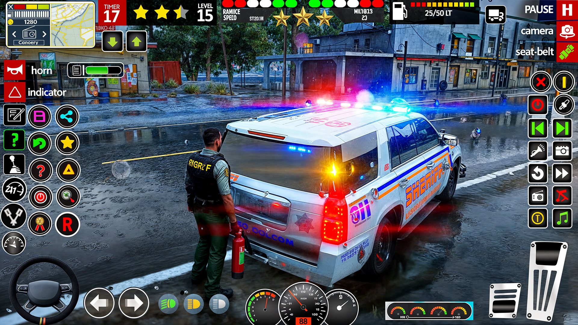 اسکرین شات 2 بازی Police Car Game 3d Car Driving