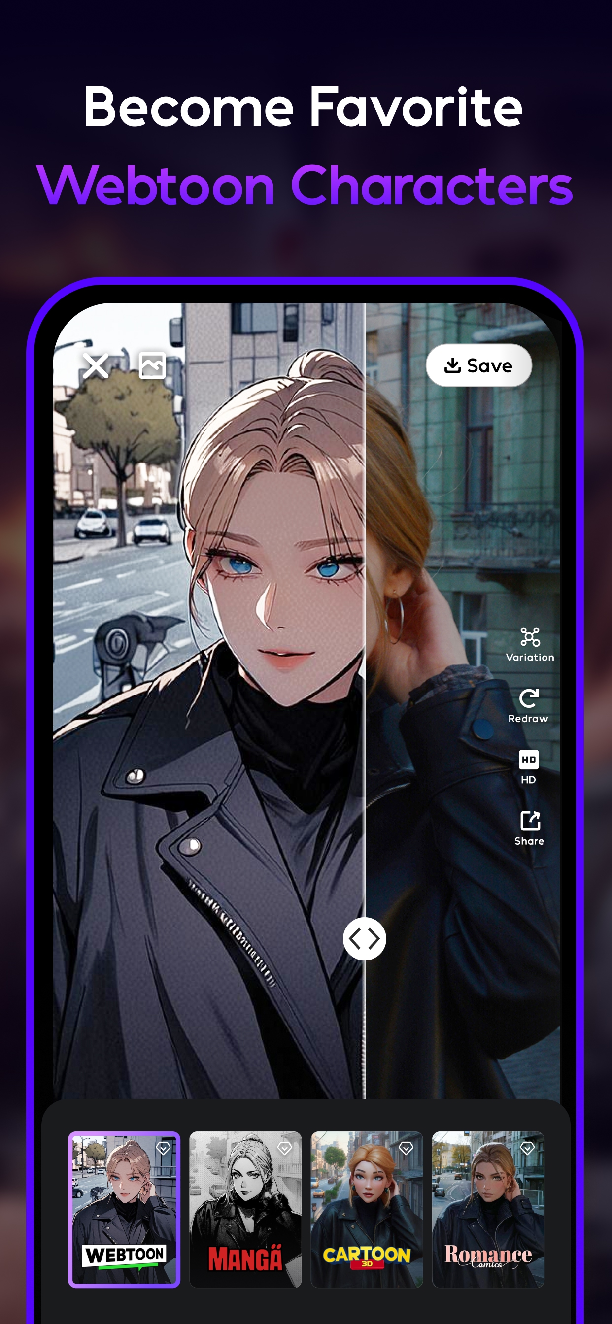 اسکرین شات 6 برنامه AI Mirror: AI Photo & Video