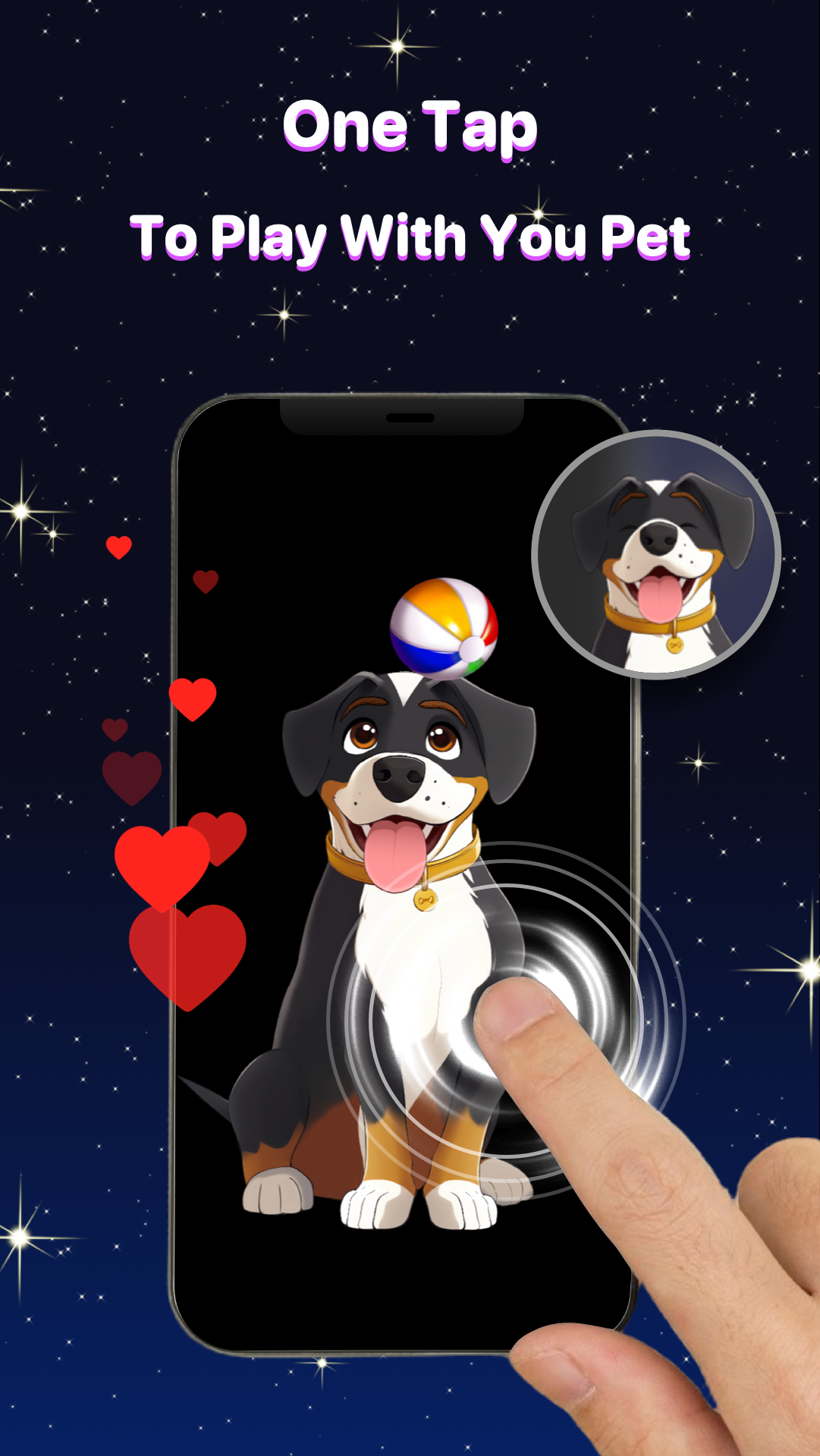 اسکرین شات 3 برنامه Interactive Wallpaper-PetWallz