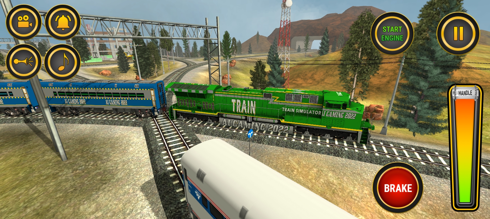 اسکرین شات 4 بازی Train Driving Games Simulator