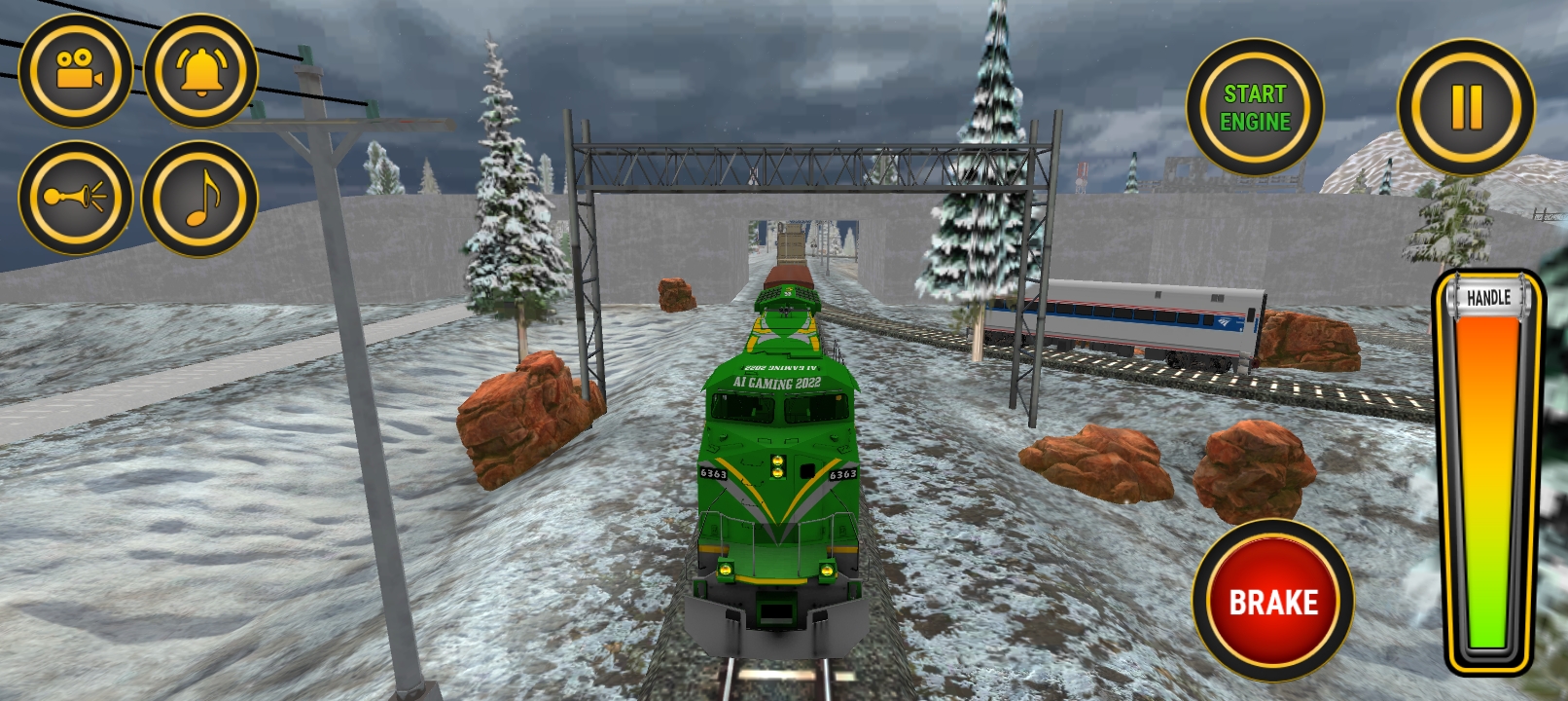 اسکرین شات 3 بازی Train Driving Games Simulator