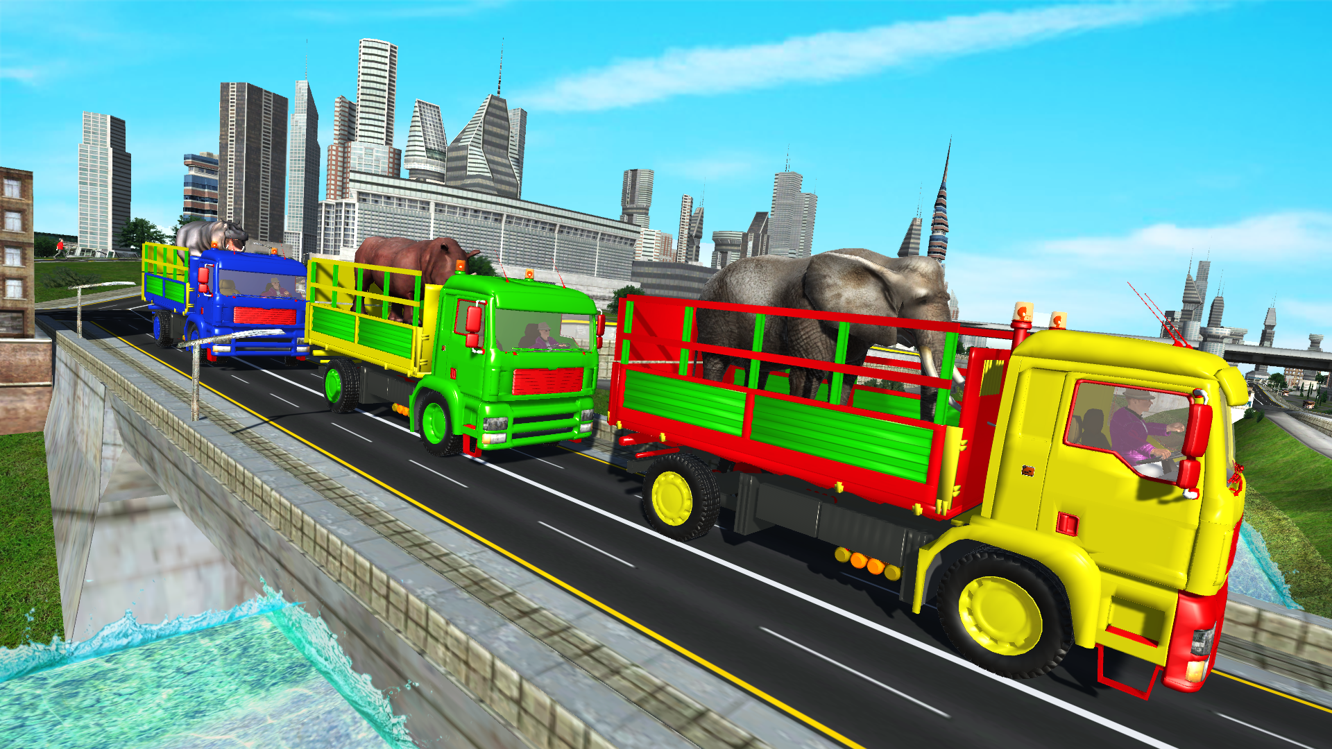 اسکرین شات 5 بازی Animals Transport Truck Driver