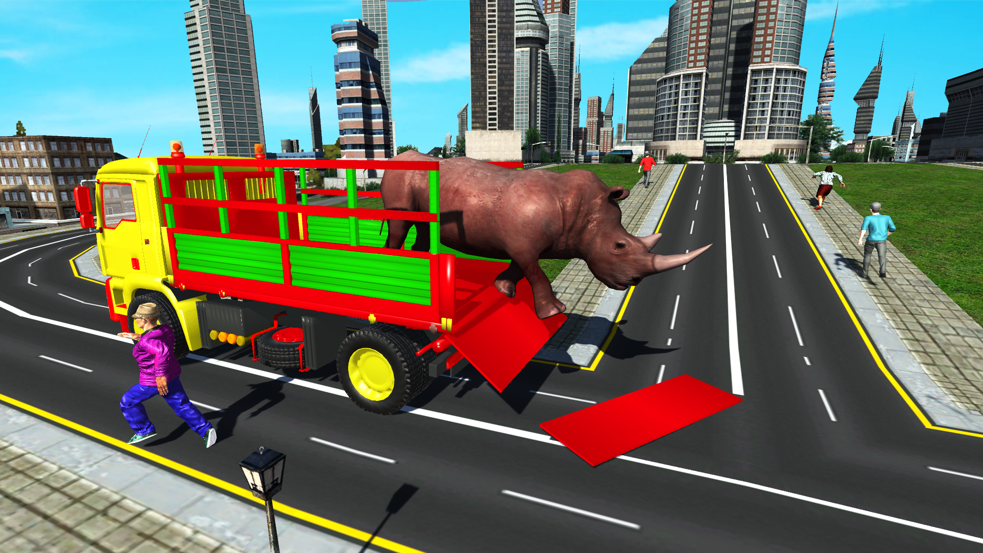 اسکرین شات 3 بازی Animals Transport Truck Driver