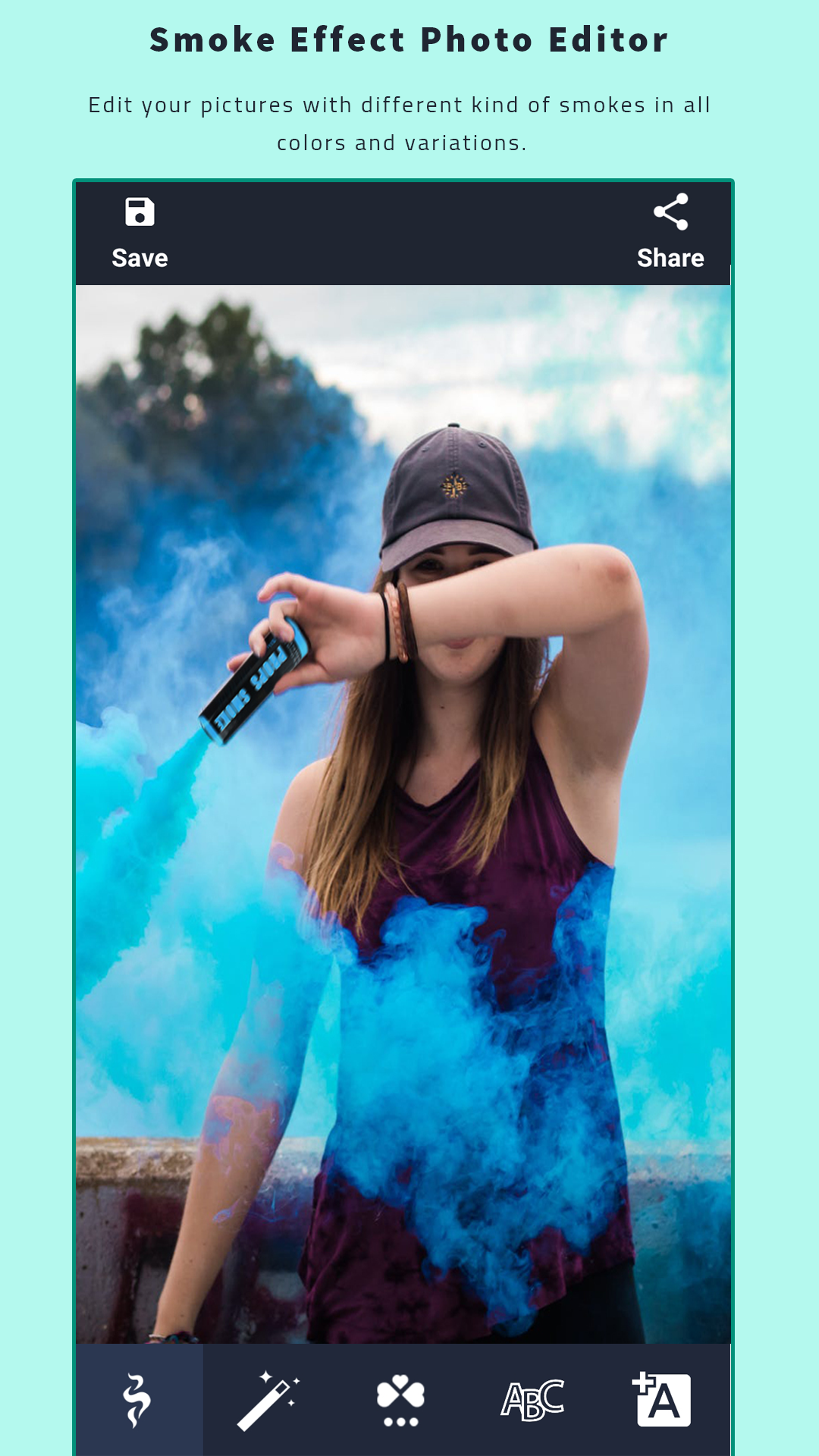 اسکرین شات 7 برنامه Smoke Effect Photo Editor