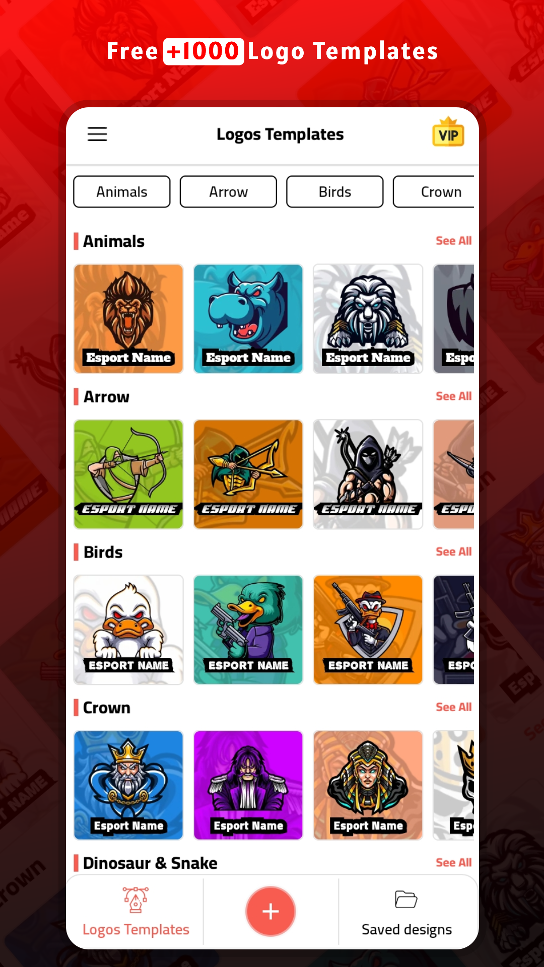اسکرین شات 1 برنامه Esports Gaming Logo Maker