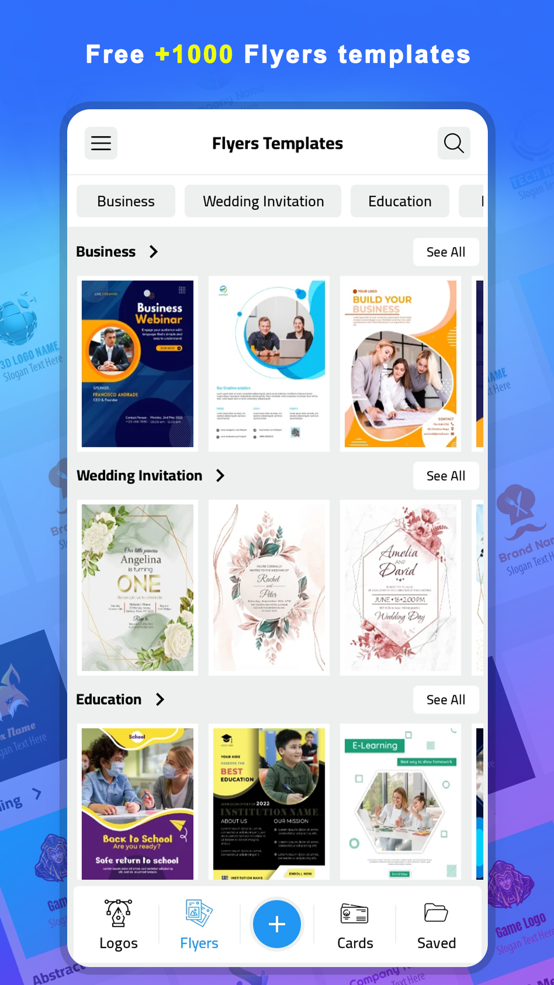 اسکرین شات 5 برنامه Logo Maker - Logo Creator
