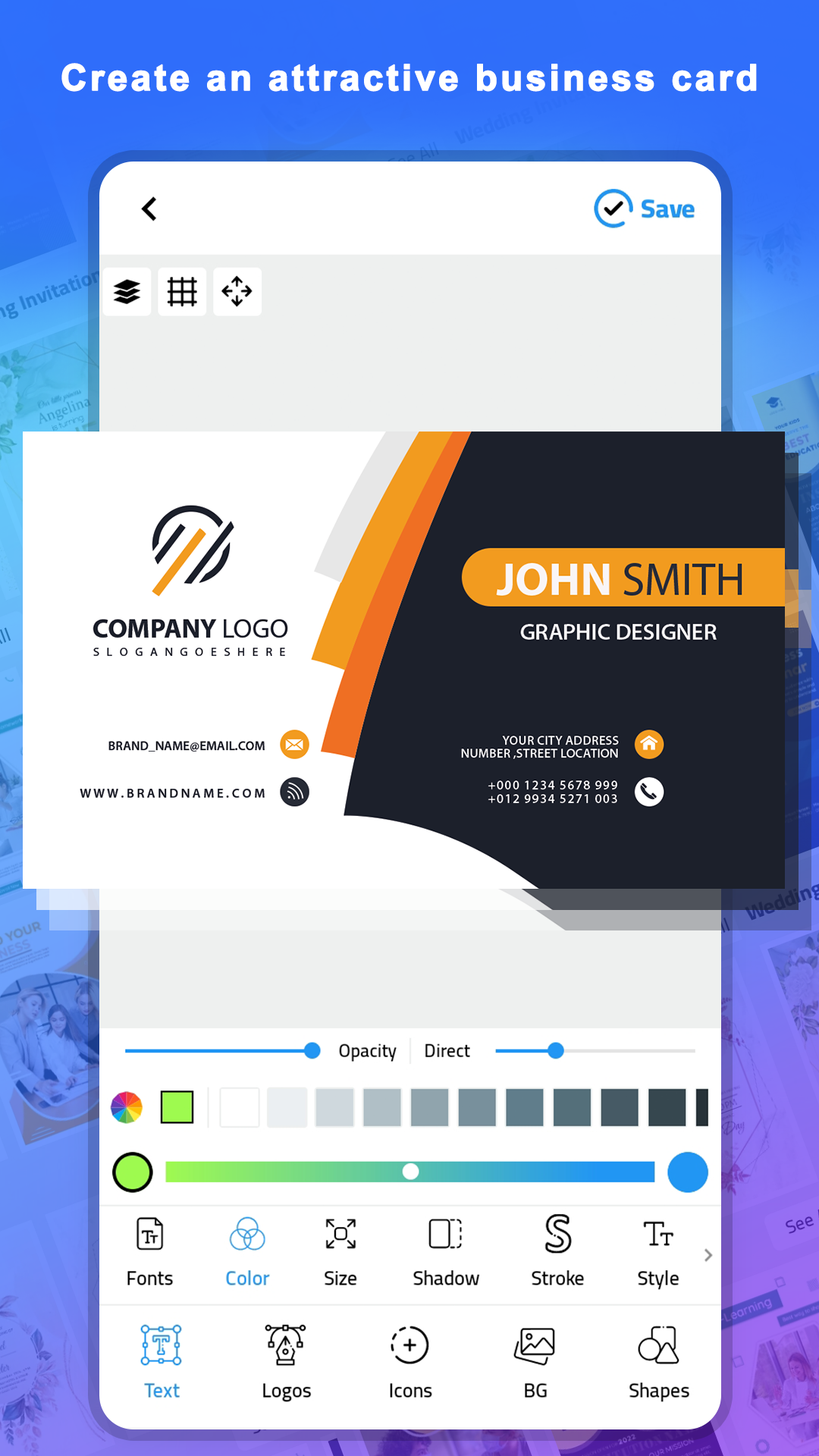 اسکرین شات 8 برنامه Logo Maker - Logo Creator