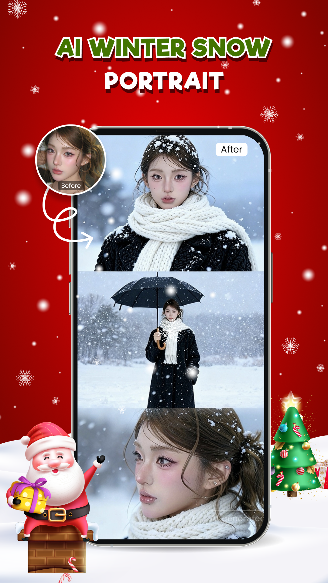 اسکرین شات 2 برنامه PicGo: AI Photo & Video