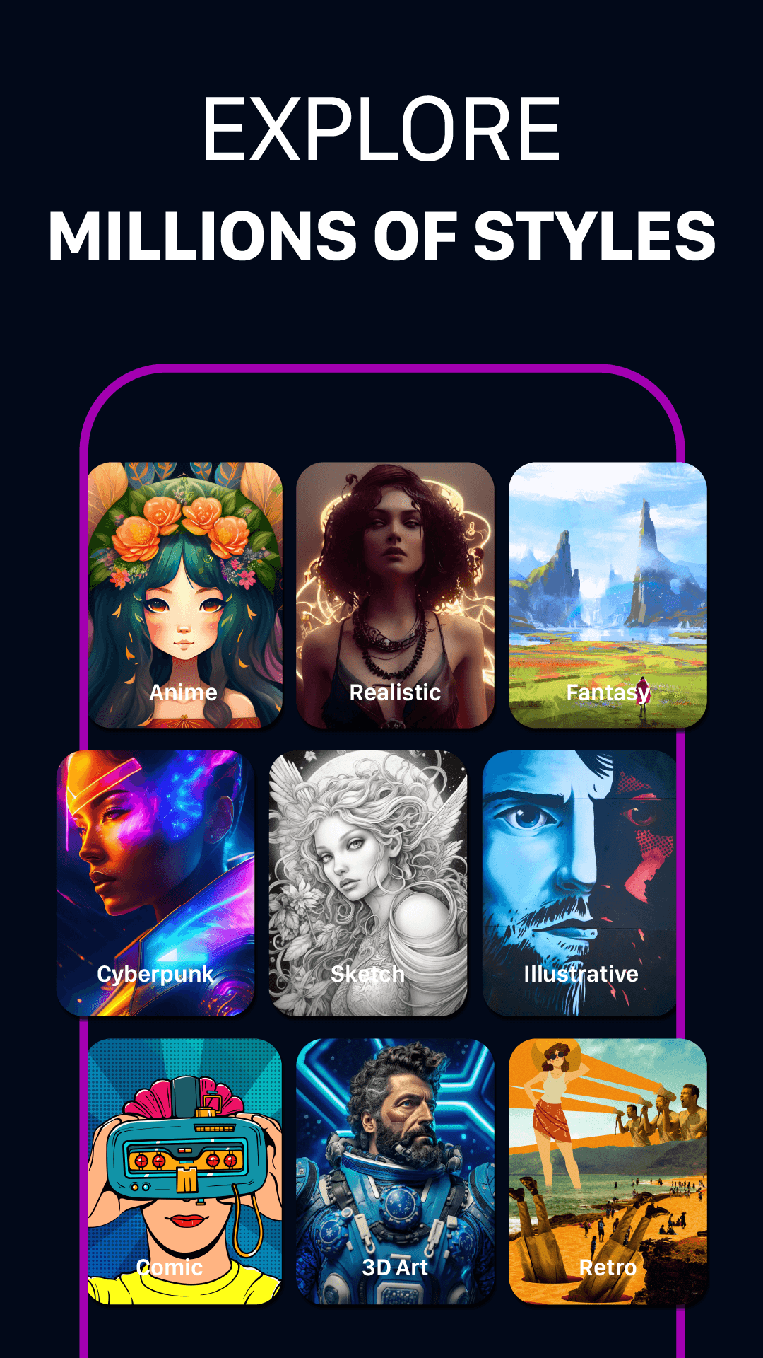 اسکرین شات 4 برنامه Ghibli AI Art Generator