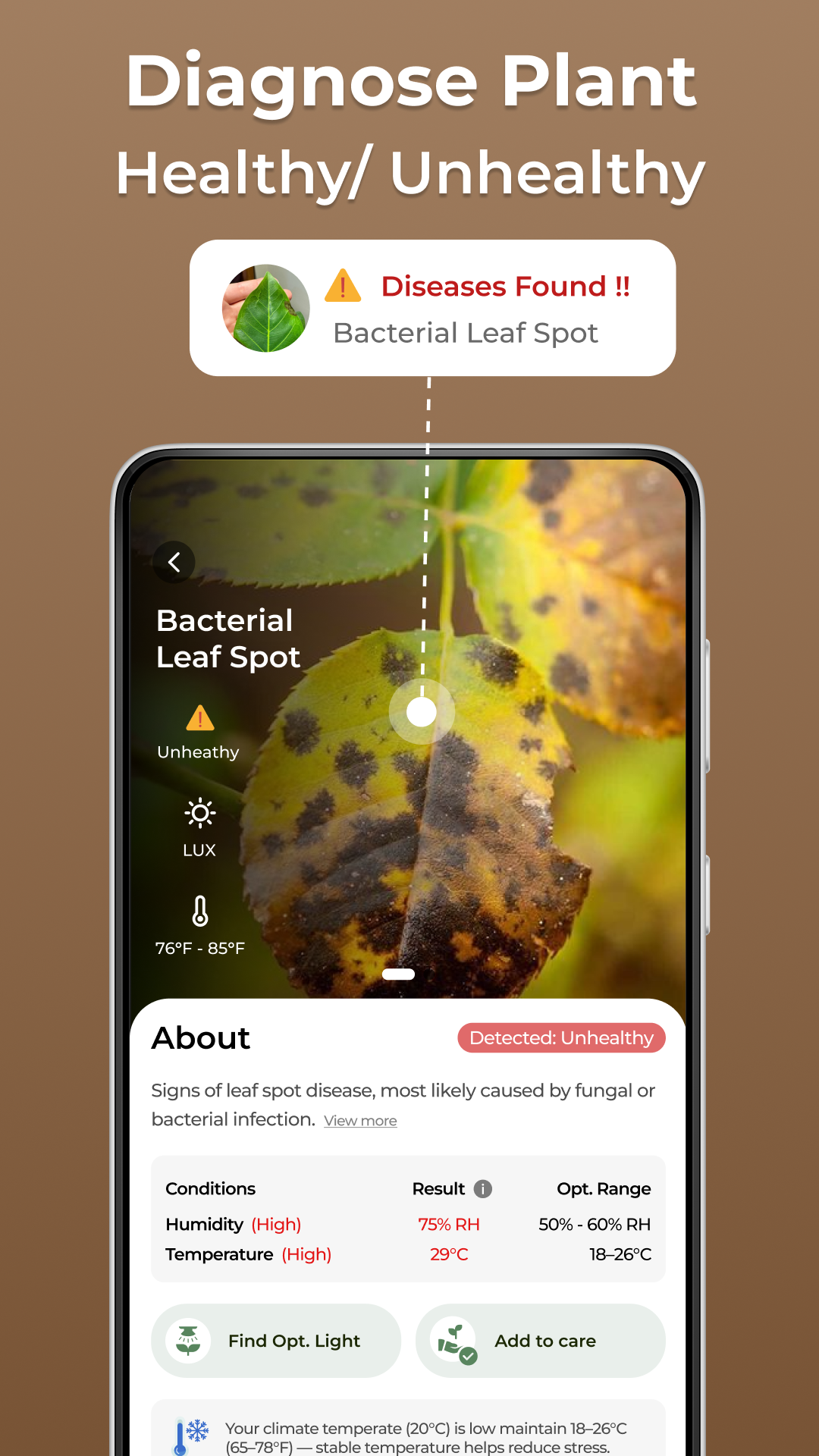 اسکرین شات 4 برنامه Plant Care: Identify Plants