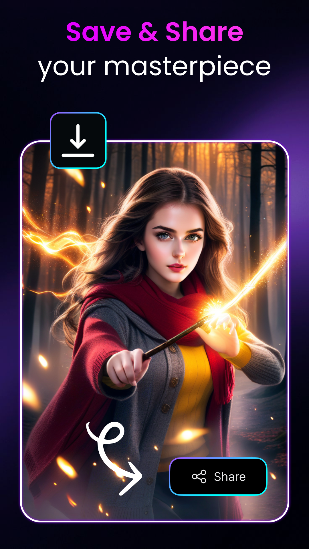 اسکرین شات 7 برنامه Genius Art: Image AI Generator