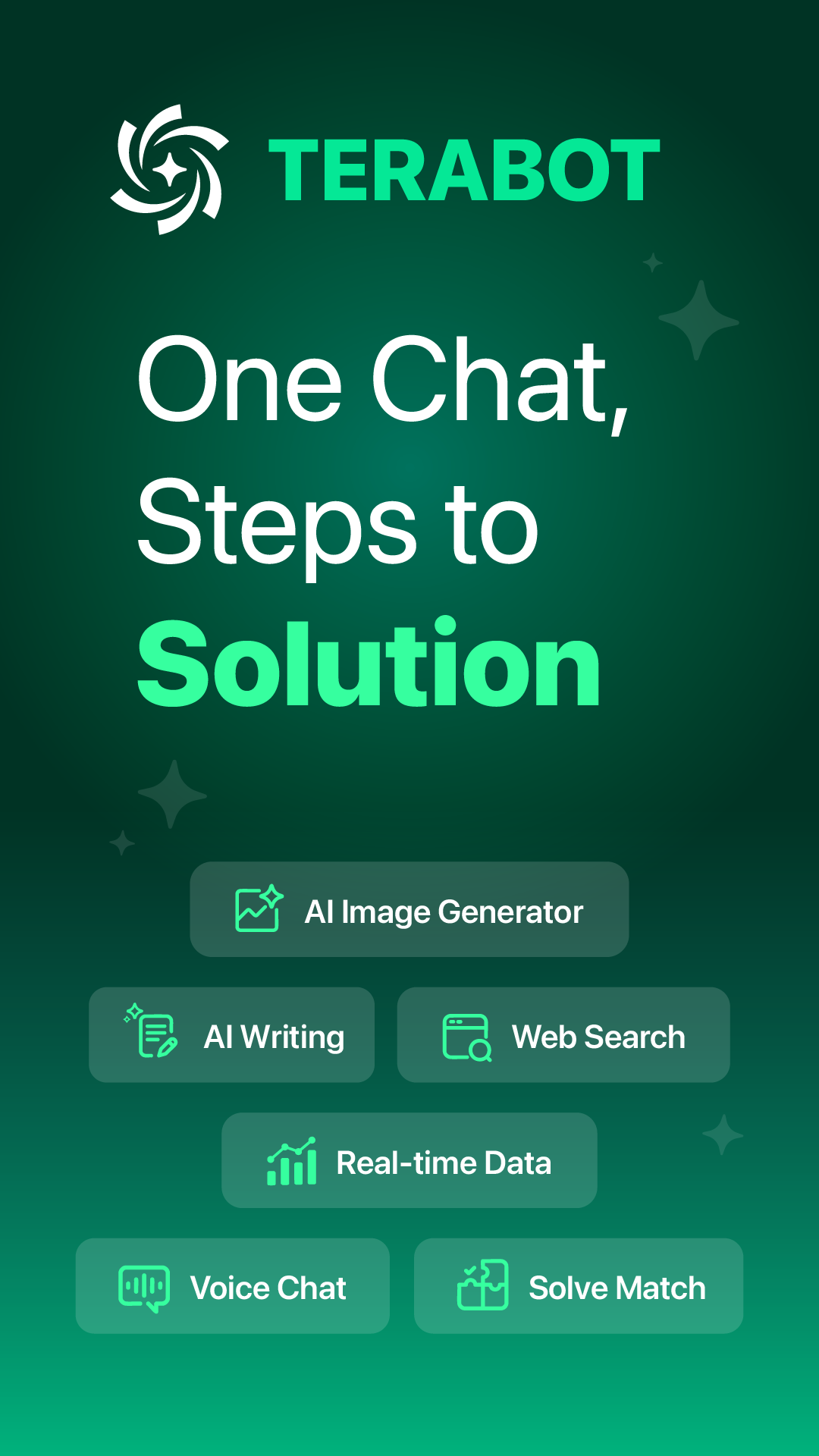 اسکرین شات 1 برنامه TeraBot: AI Chatbot Assistant