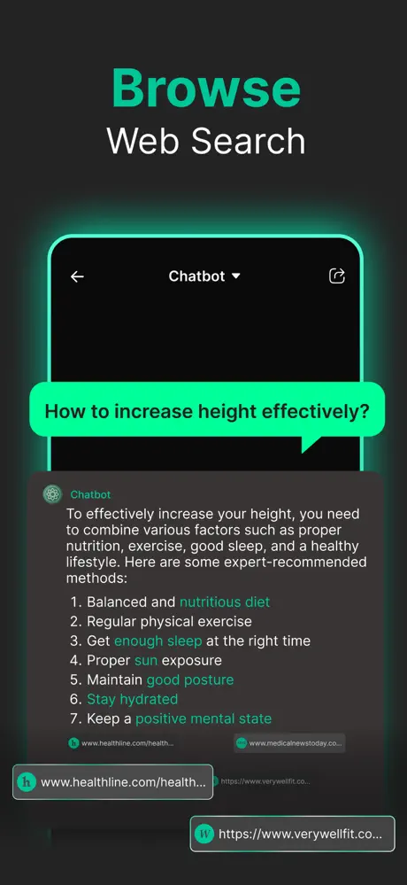 اسکرین شات 7 برنامه AI Chatbot, Ask Chat Assistant
