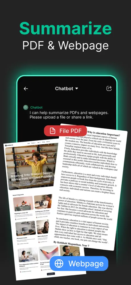 اسکرین شات 4 برنامه AI Chatbot, Ask Chat Assistant