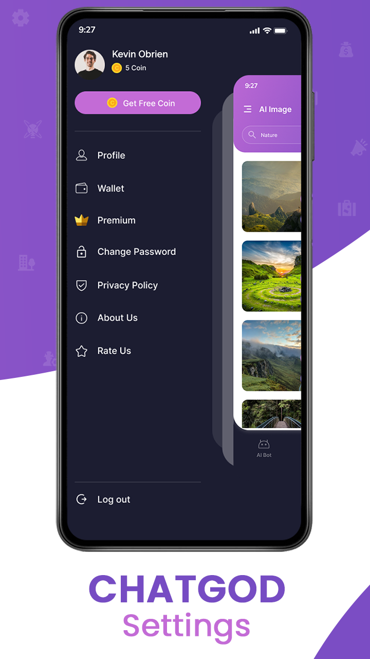 اسکرین شات 3 برنامه AI Chatbot Assistant - ChatGOD