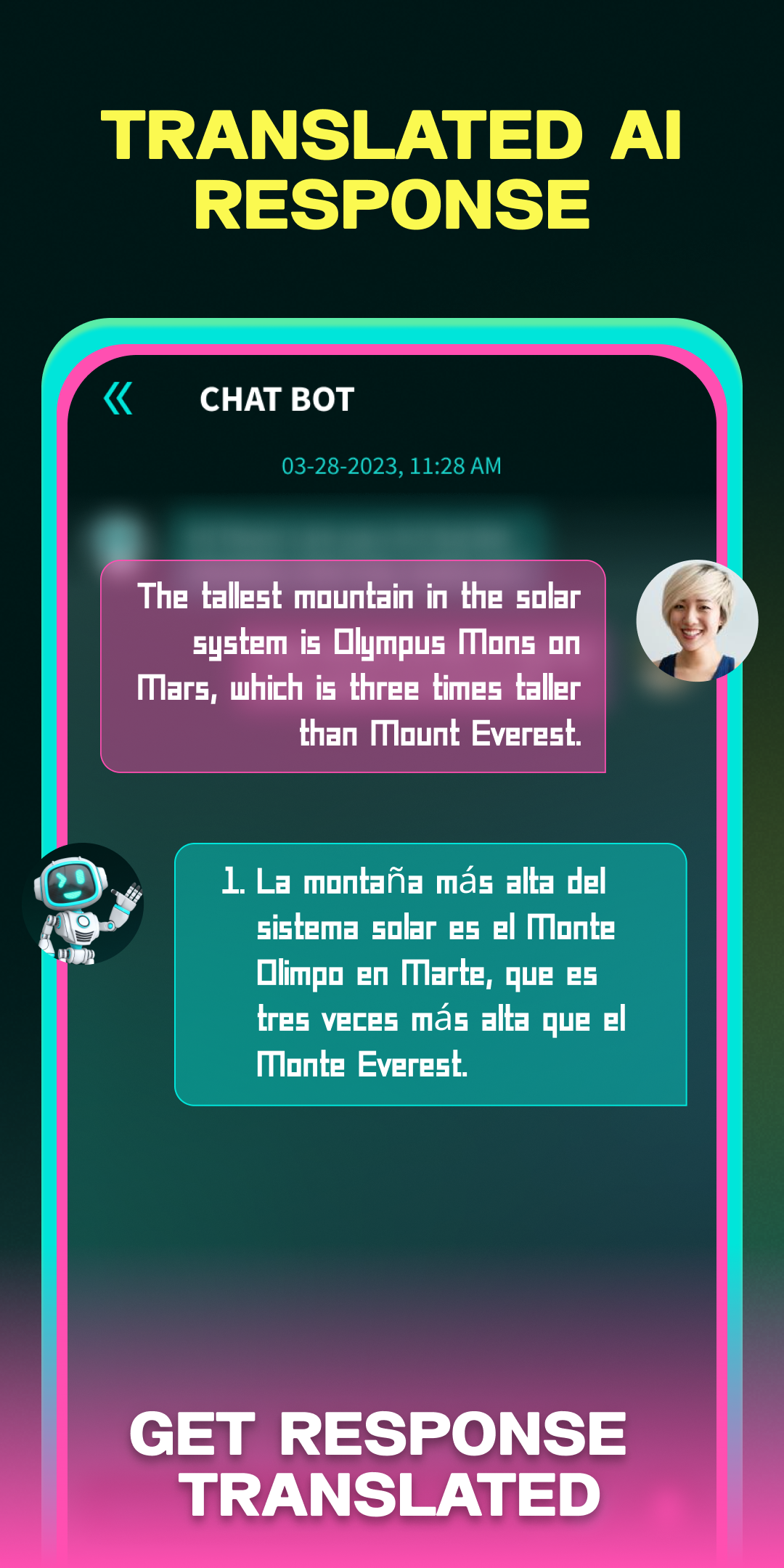 اسکرین شات 3 برنامه AI Chat App - AI Chatbot