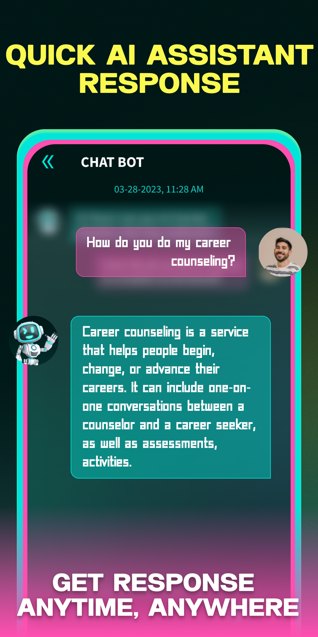 اسکرین شات 2 برنامه AI Chat App - AI Chatbot