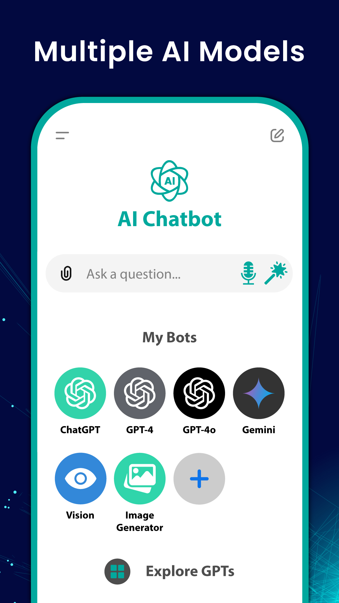 اسکرین شات 2 برنامه AI Chat App - AI Chatbot
