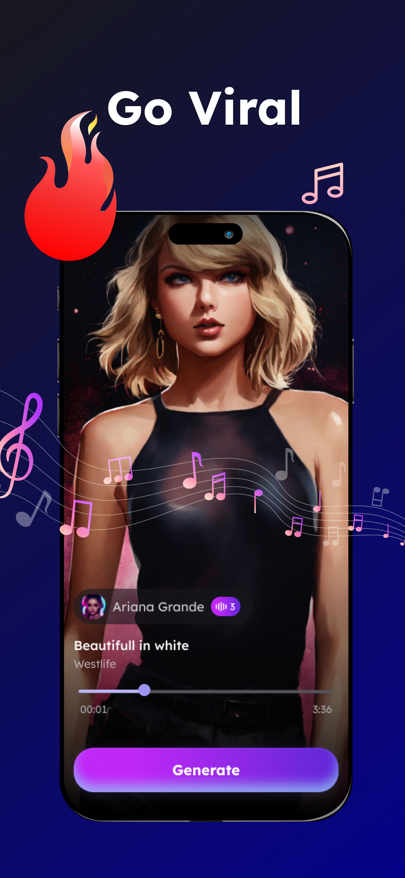 اسکرین شات 5 برنامه AI Music Cover & Song Creator