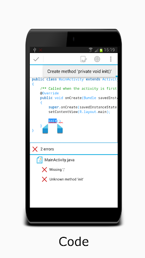 اسکرین شات 3 برنامه AIDE- IDE for Android Java C++