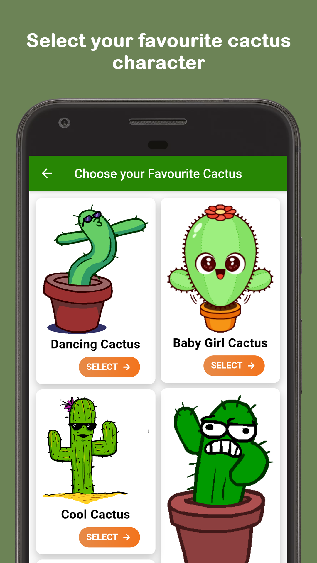 اسکرین شات 4 برنامه Dancing Cactus & Talking