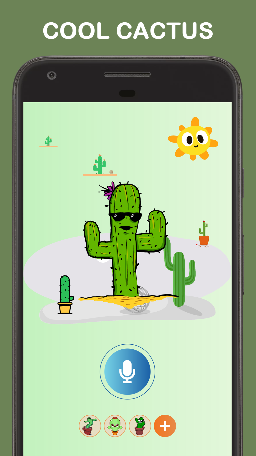 اسکرین شات 2 برنامه Dancing Cactus & Talking