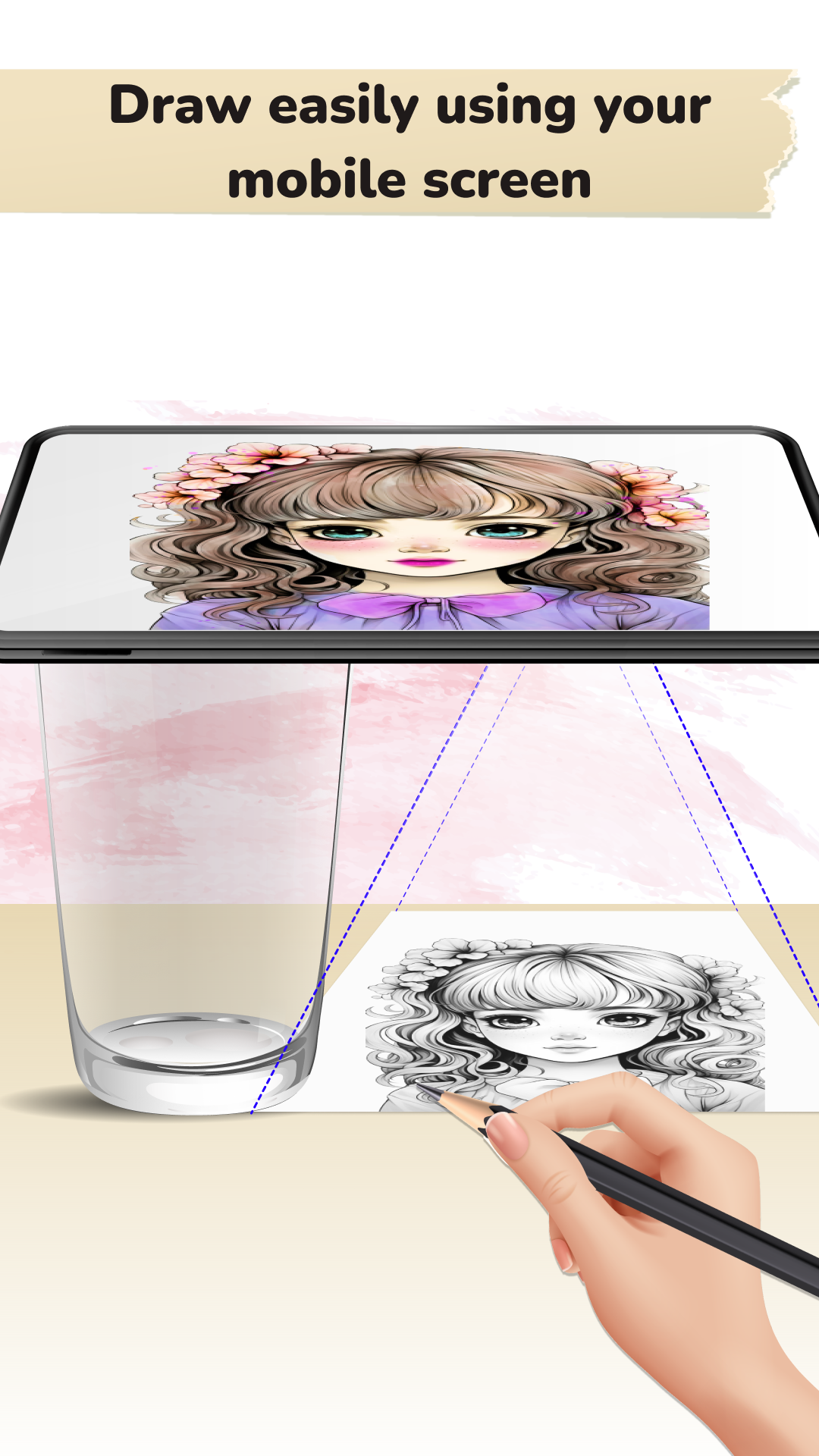 اسکرین شات 2 برنامه AR Drawing: Paint & Sketch