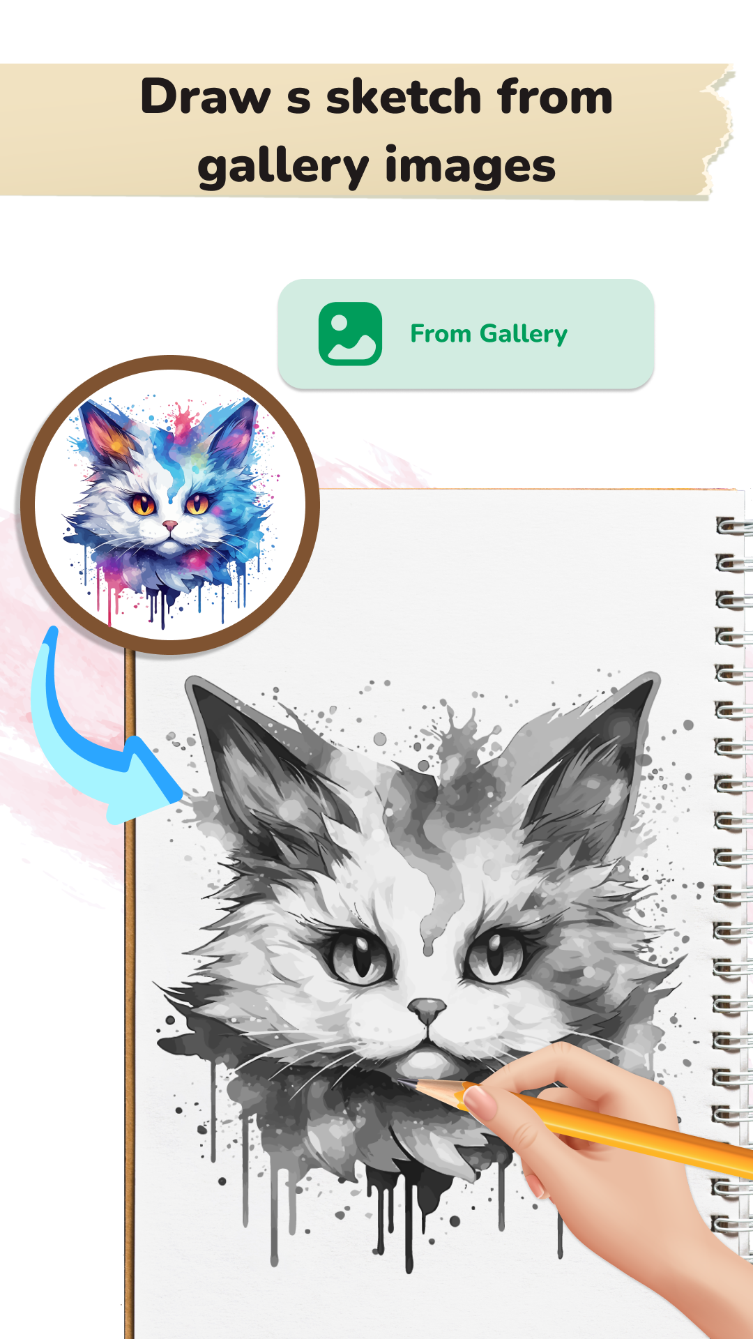 اسکرین شات 6 برنامه AR Drawing: Paint & Sketch