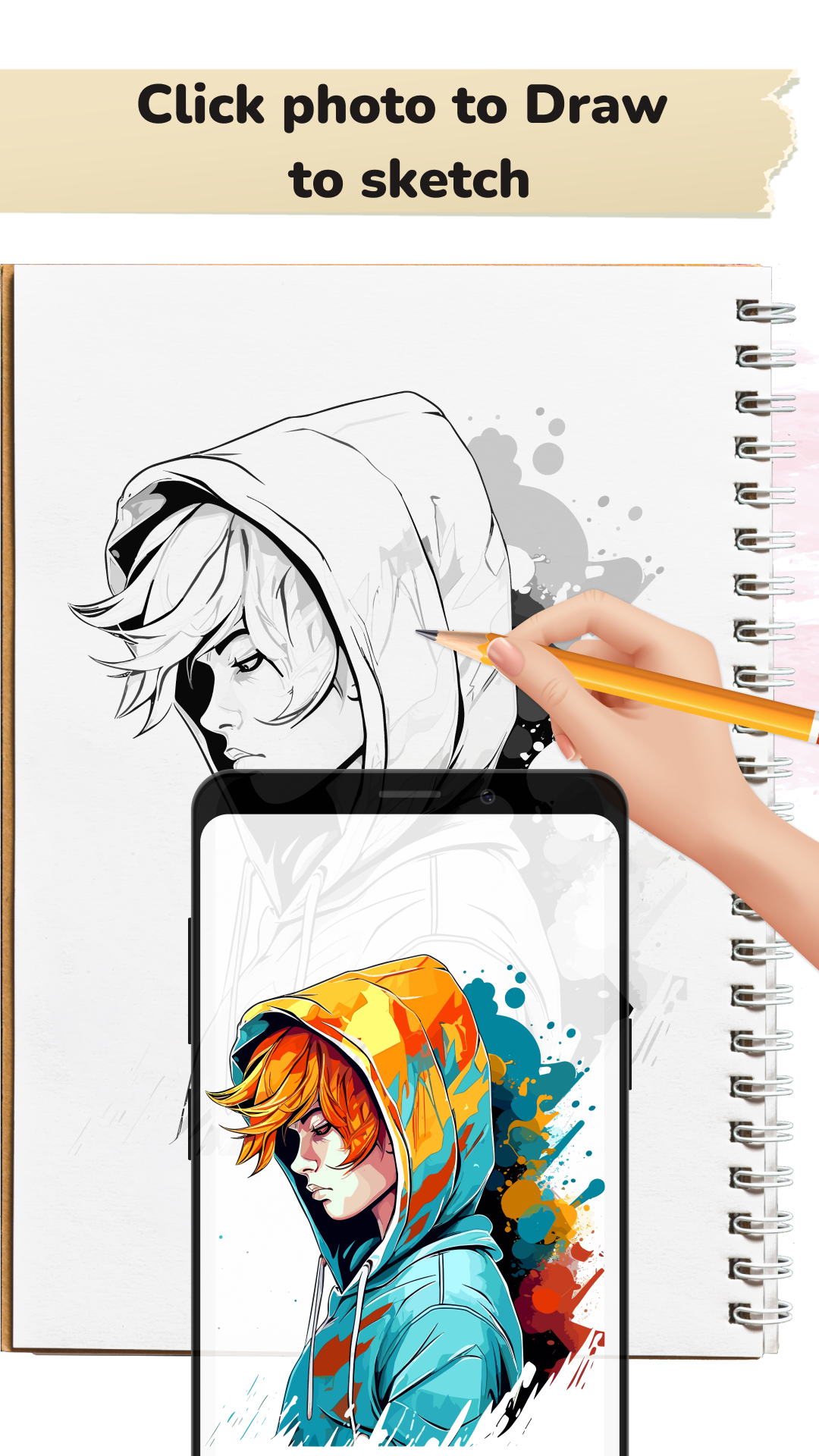 اسکرین شات 5 برنامه AR Drawing: Paint & Sketch