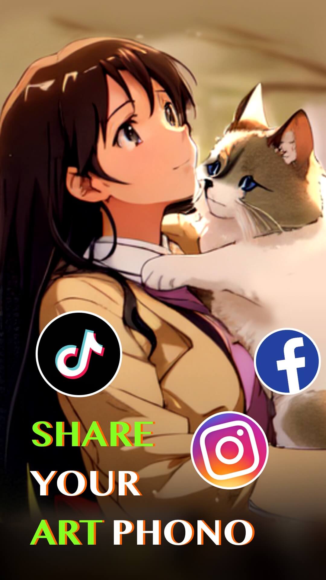 اسکرین شات 8 برنامه Anime me: AI Anime Art App