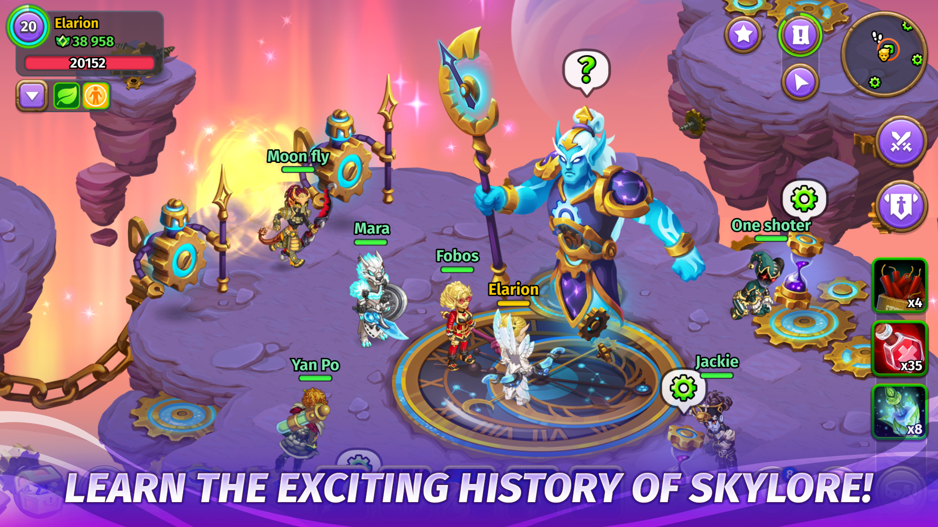 اسکرین شات 6 بازی Skylore－fantasy MMORPG