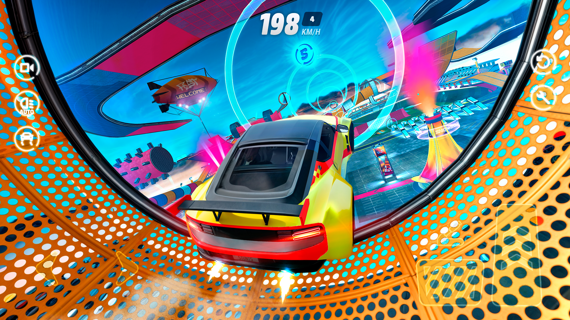 اسکرین شات 4 بازی Extreme Car Driving Stunts