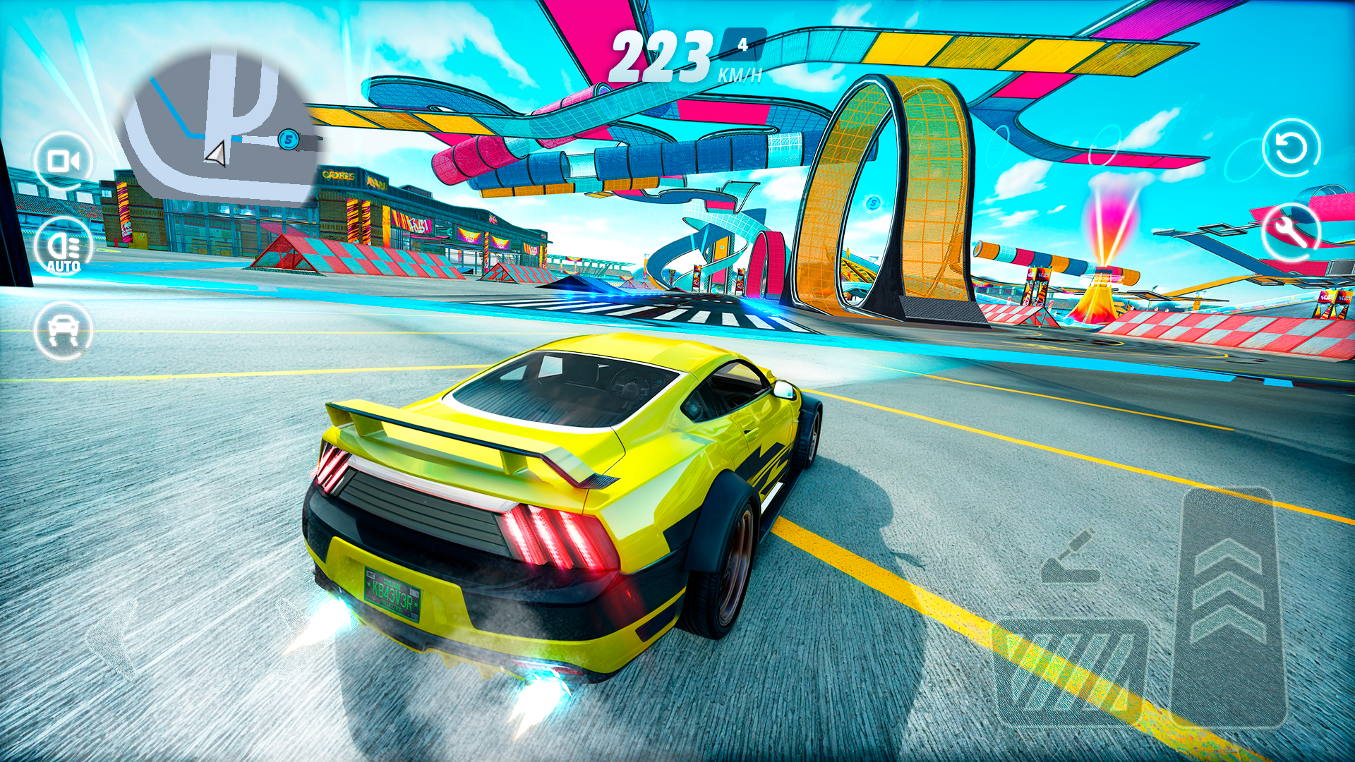 اسکرین شات 1 بازی Extreme Car Driving Stunts