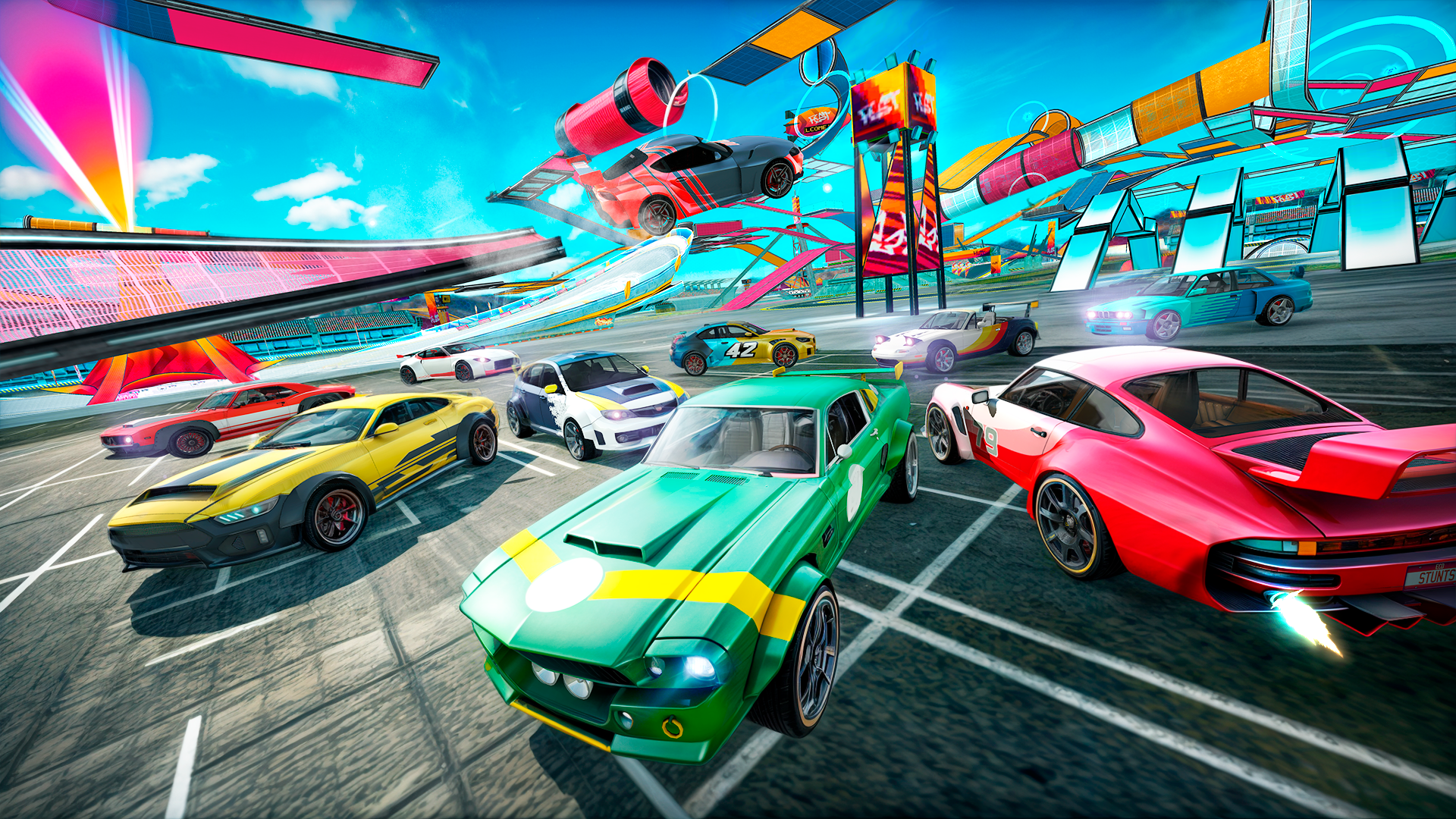 اسکرین شات 6 بازی Extreme Car Driving Stunts
