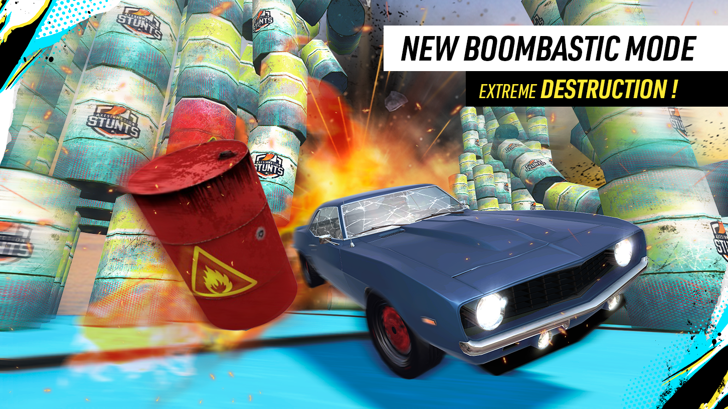 اسکرین شات 2 بازی Car Stunt Races: Mega Ramps